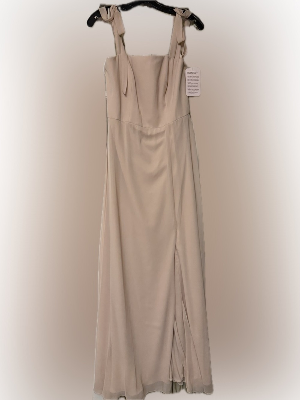 Dessy Collection (Vivian Diamond) Cameo  Chiffon Gown Maxi Dress